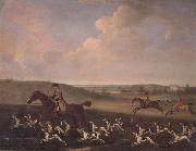 James Seymour, A Huntsman and Hounds Near a Country House